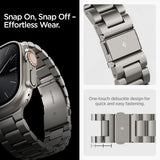 Spigen Apple Watch 44/45/46mm/Ultra 49mm Armband Modern Fit Titanium Natural Titanium