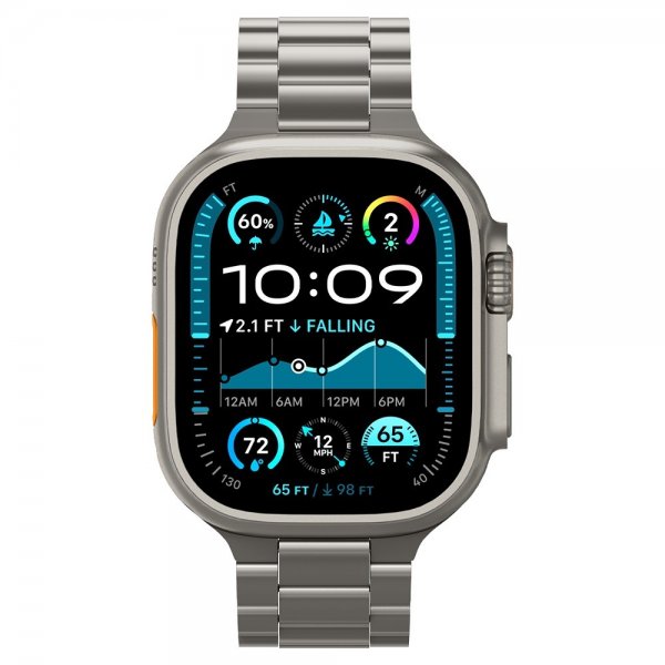 Spigen Apple Watch 44/45/46mm/Ultra 49mm Armband Modern Fit Titanium Natural Titanium