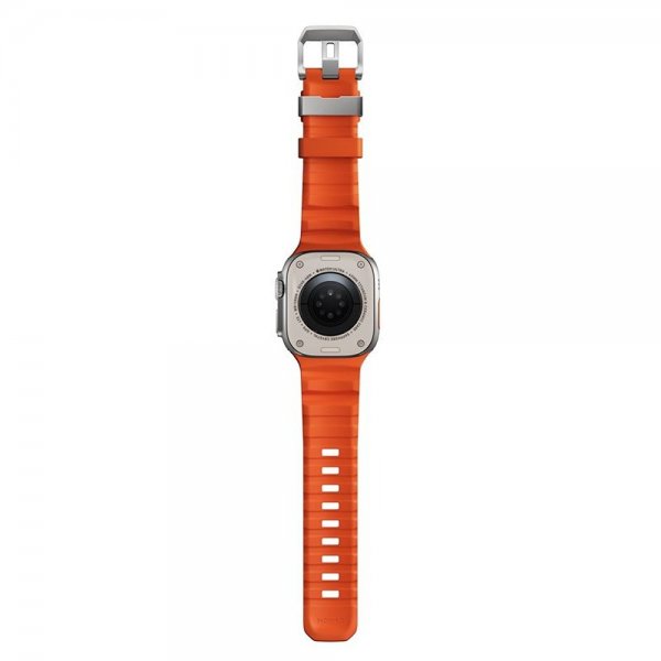 Nomad Apple Watch 44/45/46mm/Ultra 49mm Armband Rocky Point Natural Magma