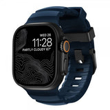 Nomad Apple Watch 44/45/46mm/Ultra 49mm Armband Rocky Point Svart Atlantic