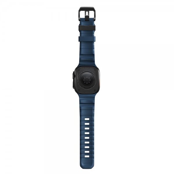 Nomad Apple Watch 44/45/46mm/Ultra 49mm Armband Rocky Point Svart Atlantic