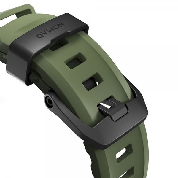 Nomad Apple Watch 44/45/46mm/Ultra 49mm Armband Rocky Point Svart Forest