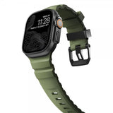 Nomad Apple Watch 44/45/46mm/Ultra 49mm Armband Rocky Point Svart Forest