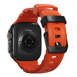 Nomad Apple Watch 44/45/46mm/Ultra 49mm Armband Rocky Point Svart Magma