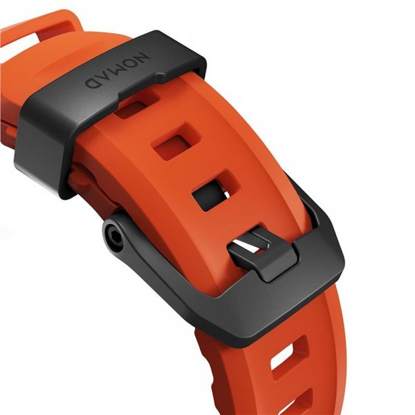 Nomad Apple Watch 44/45/46mm/Ultra 49mm Armband Rocky Point Svart Magma