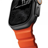 Nomad Apple Watch 44/45/46mm/Ultra 49mm Armband Rocky Point Svart Magma