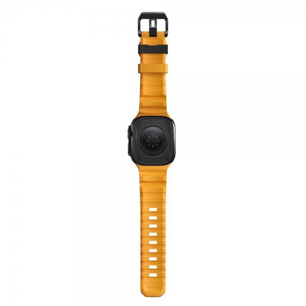 Nomad Apple Watch 44/45/46mm/Ultra 49mm Armband Rocky Point Svart Sol
