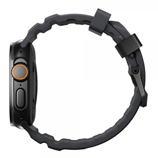 Nomad Apple Watch 44/45/46mm/Ultra 49mm Armband Rocky Point Svart Storm