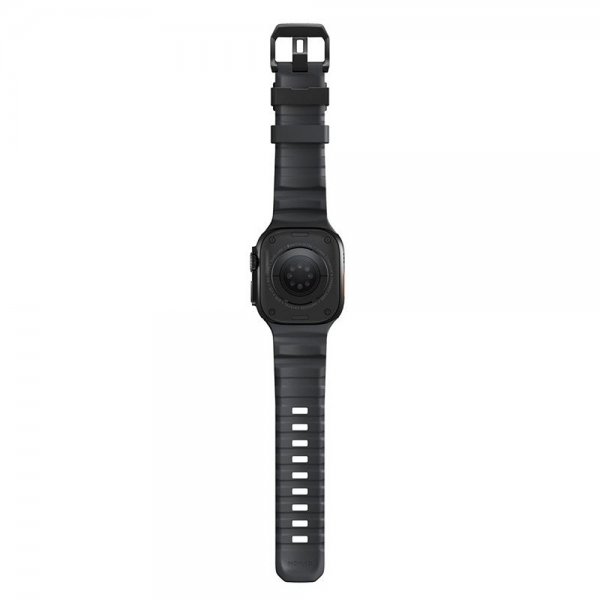 Nomad Apple Watch 44/45/46mm/Ultra 49mm Armband Rocky Point Svart Storm