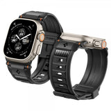 Spigen Apple Watch 44/45/46mm/Ultra 49mm Armband Rugged Ultra Matte Black