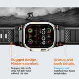 Spigen Apple Watch 44/45/46mm/Ultra 49mm Armband Rugged Ultra Matte Black