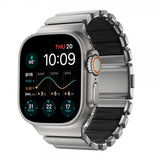 Nomad Apple Watch 44/45/46mm/Ultra 49mm Armband Stratos Band Natural Svart