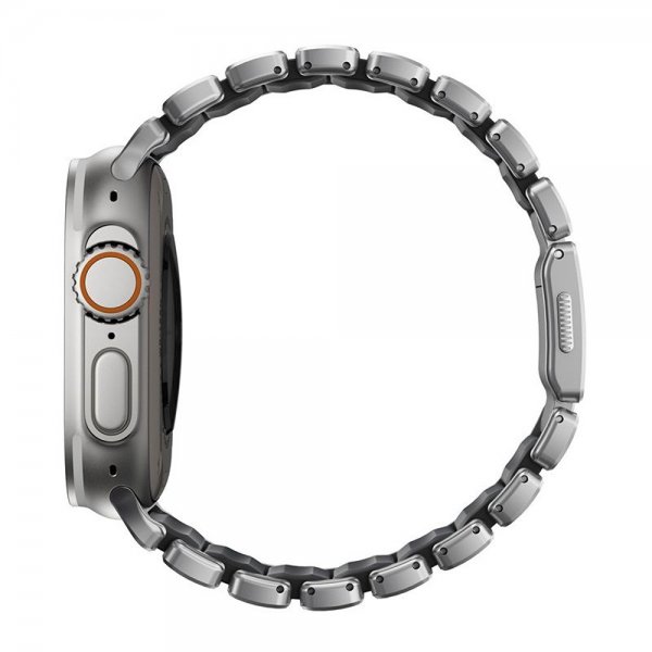 Nomad Apple Watch 44/45/46mm/Ultra 49mm Armband Stratos Band Natural Svart