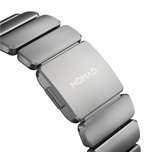 Nomad Apple Watch 44/45/46mm/Ultra 49mm Armband Stratos Band Natural Svart