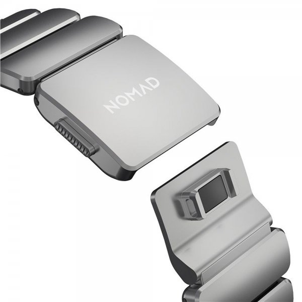 Nomad Apple Watch 44/45/46mm/Ultra 49mm Armband Stratos Band Natural Svart