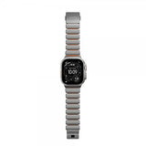 Nomad Apple Watch 44/45/46mm/Ultra 49mm Armband Stratos Band Natural Ultra Orange