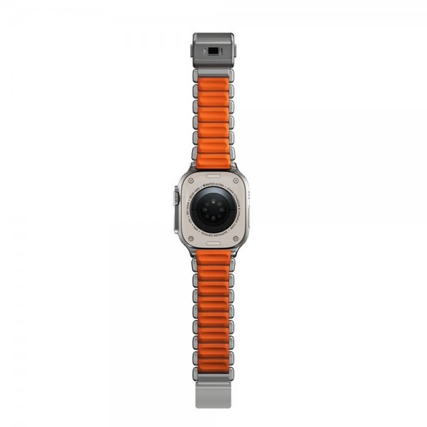 Nomad Apple Watch 44/45/46mm/Ultra 49mm Armband Stratos Band Natural Ultra Orange
