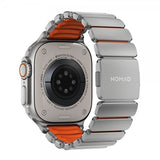 Nomad Apple Watch 44/45/46mm/Ultra 49mm Armband Stratos Band Natural Ultra Orange