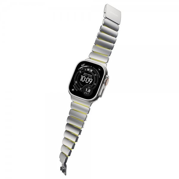 Nomad Apple Watch 44/45/46mm/Ultra 49mm Armband Stratos Band Natural Volt