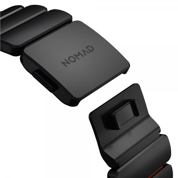 Nomad Apple Watch 44/45/46mm/Ultra 49mm Armband Stratos Band Svart