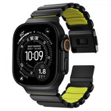 Nomad Apple Watch 44/45/46mm/Ultra 49mm Armband Stratos Band Svart Volt