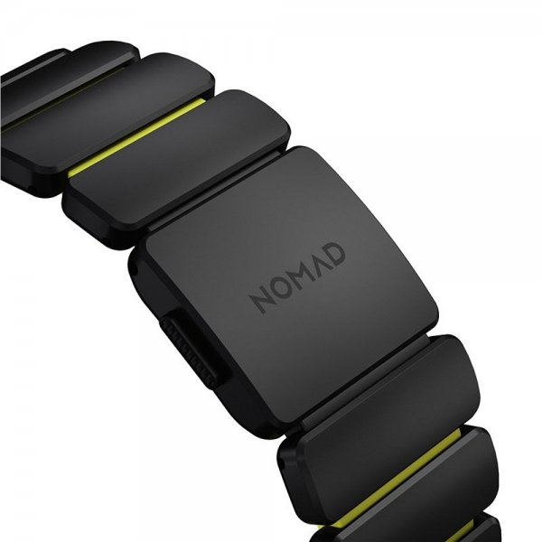 Nomad Apple Watch 44/45/46mm/Ultra 49mm Armband Stratos Band Svart Volt