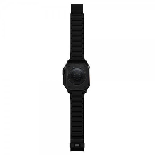 Nomad Apple Watch 44/45/46mm/Ultra 49mm Armband Titanium Band Svart