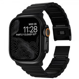 Nomad Apple Watch 44/45/46mm/Ultra 49mm Armband Titanium Band Svart