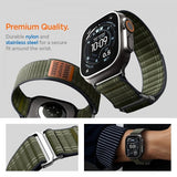 Spigen Apple Watch 44/45/46mm/Ultra 49mm Armband WBF0 Grön
