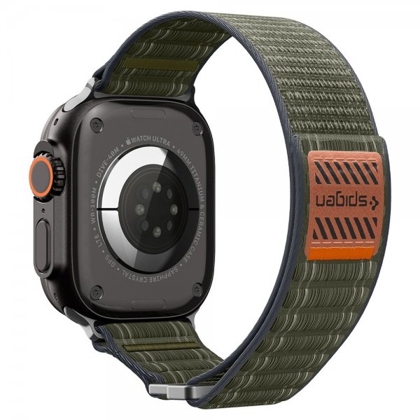 Spigen Apple Watch 44/45/46mm/Ultra 49mm Armband WBF0 Grön