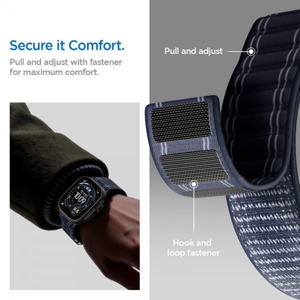 Spigen Apple Watch 44/45/46mm/Ultra 49mm Armband WBF0 Navy