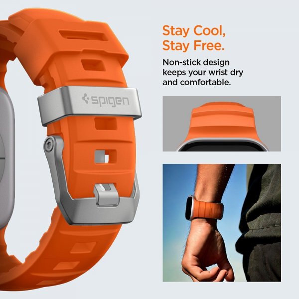 Spigen Apple Watch 44/45/46mm/Ultra 49mm Armband WBS2 Orange