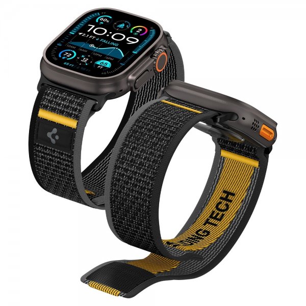 Spigen Apple Watch 44/45/46mm/Ultra 49mm Armband Athlex Air Active Black