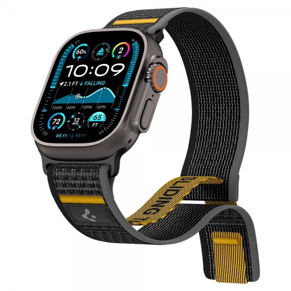 Spigen Apple Watch 44/45/46mm/Ultra 49mm Armband Athlex Air Active Black