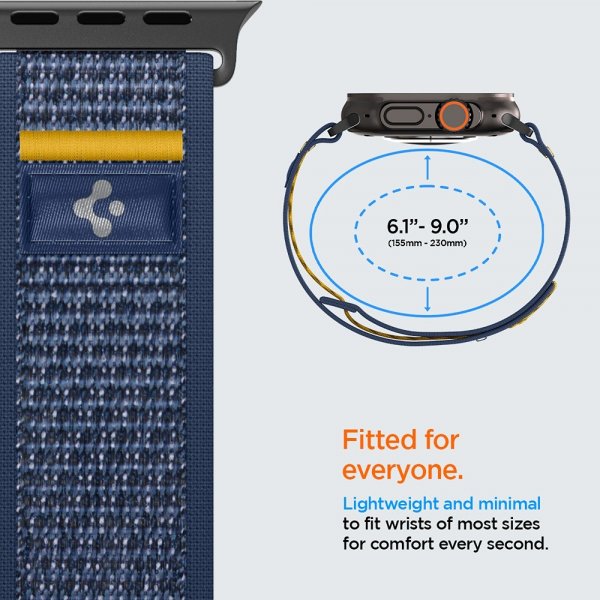 Spigen Apple Watch 44/45/46mm/Ultra 49mm Armband Athlex Air Active Navy