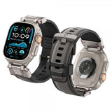 Spigen Apple Watch 44/45/46mm/Ultra 49mm Armband DuraPro Armor Grå
