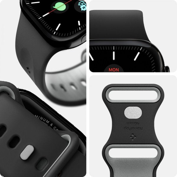 Spigen Apple Watch 44/45/46mm/Ultra 49mm Armband Nano Pop Black Sesame
