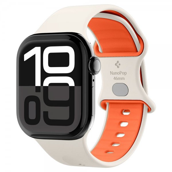 Spigen Apple Watch 44/45/46mm/Ultra 49mm Armband Nano Pop Orange Beige