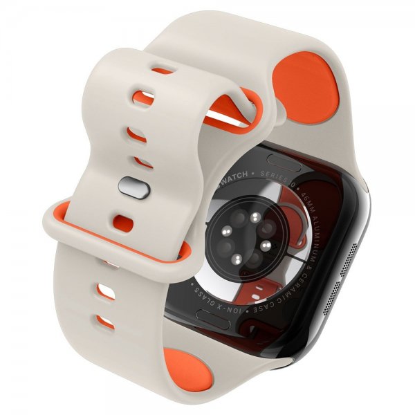 Spigen Apple Watch 44/45/46mm/Ultra 49mm Armband Nano Pop Orange Beige