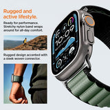 Spigen Apple Watch 44/45/46mm/Ultra 49mm Armband WBF1 Svart Grön
