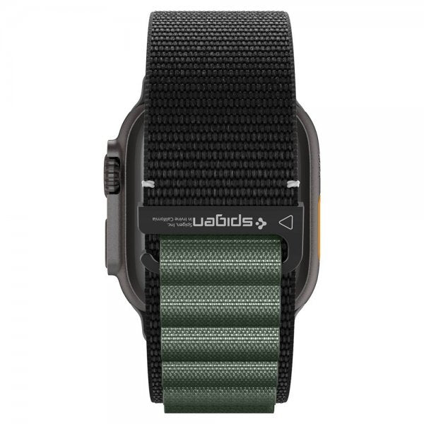Spigen Apple Watch 44/45/46mm/Ultra 49mm Armband WBF1 Svart Grön