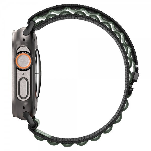 Spigen Apple Watch 44/45/46mm/Ultra 49mm Armband WBF1 Svart Grön
