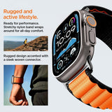 Spigen Apple Watch 44/45/46mm/Ultra 49mm Armband WBF1 Svart Orange