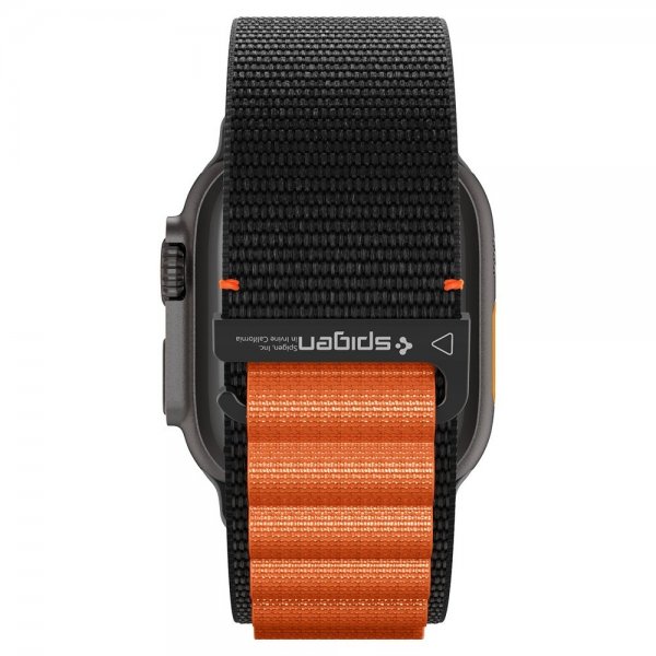 Spigen Apple Watch 44/45/46mm/Ultra 49mm Armband WBF1 Svart Orange