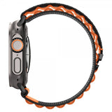 Spigen Apple Watch 44/45/46mm/Ultra 49mm Armband WBF1 Svart Orange