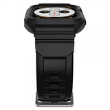 Spigen Apple Watch 44/45mm Skal med armband Rugged Armor Pro Charcoal Grey