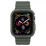 Spigen Apple Watch 44/45mm Skal med armband Rugged Armor Pro Military Green