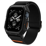 Spigen Apple Watch 45mm Armband och Skal Lite Fit Pro Matte Black