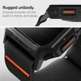 Spigen Apple Watch 45mm Armband och Skal Lite Fit Pro Matte Black