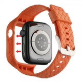 Apple Watch 45mm Armband Vävtextur Orange